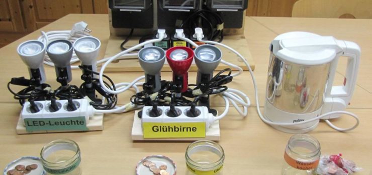 Vorführexperiment Stromverbrauch