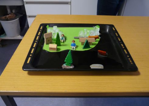 Experiment Eisschmelze